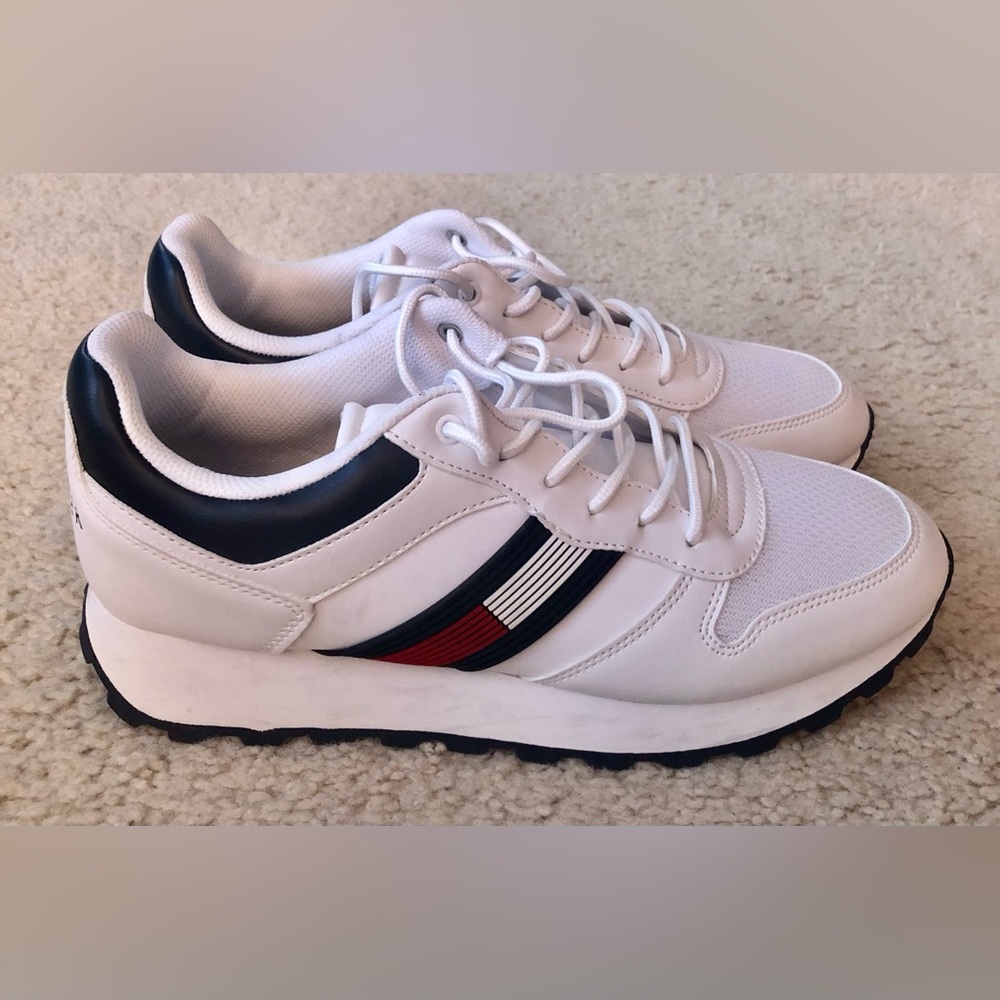 Tommy Hilfiger Men’s  Sneakers Round Toe Lace Up Shoes